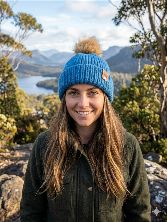 Blue Beanie